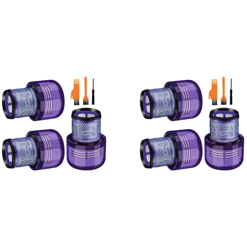 

【PASSIONE】2 комплекта сменных фильтров для пылесосов Dyson V11 V15 SV14, аксессуары для пылесосов, моющийся фильтр + щетка для чистки