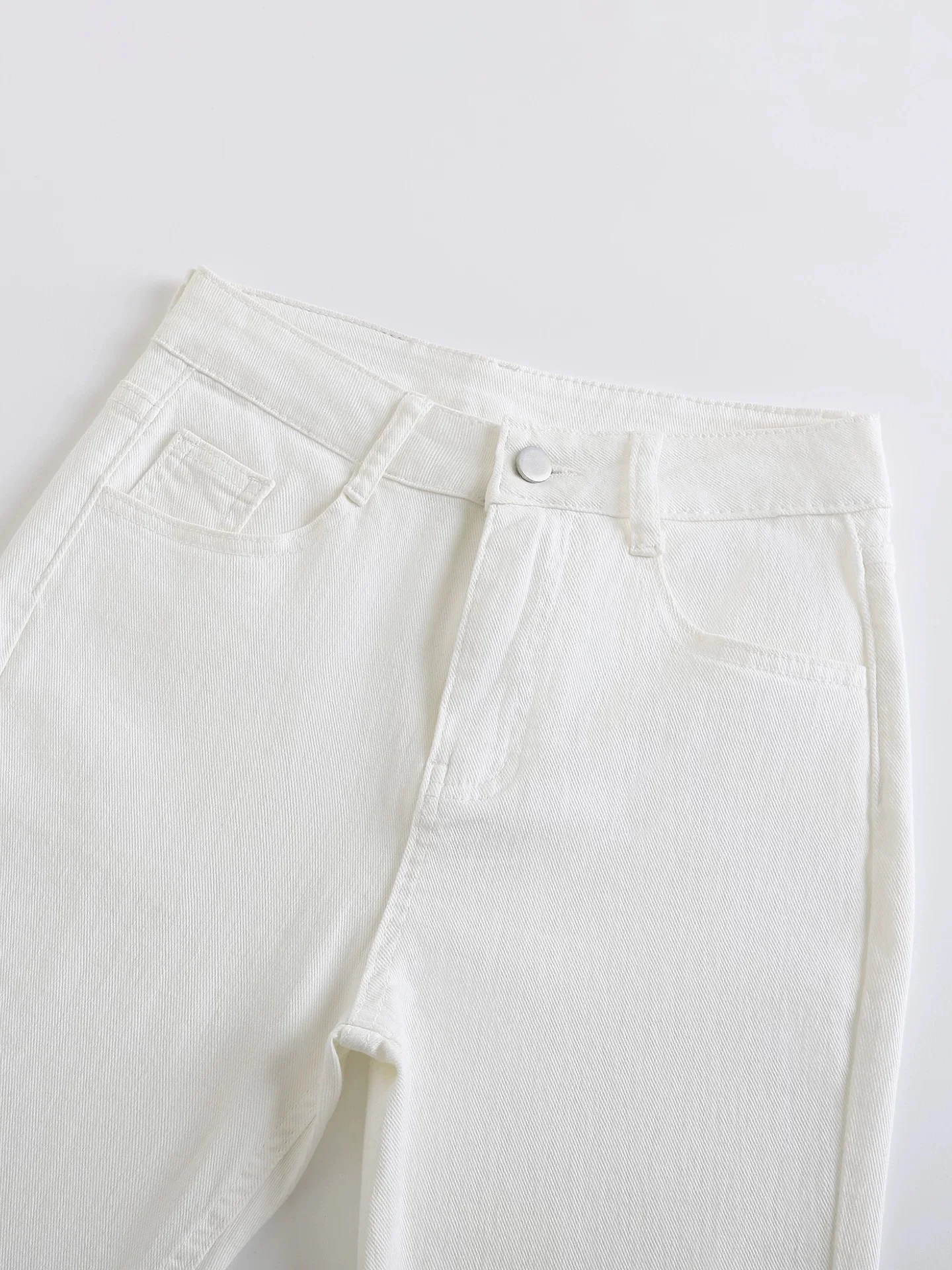 

Slim Fit High Waist Micro Flared Jeans Women's Spring Summer New Style Elastic Slimming Capri Pants Straight Leg Denim Jeans