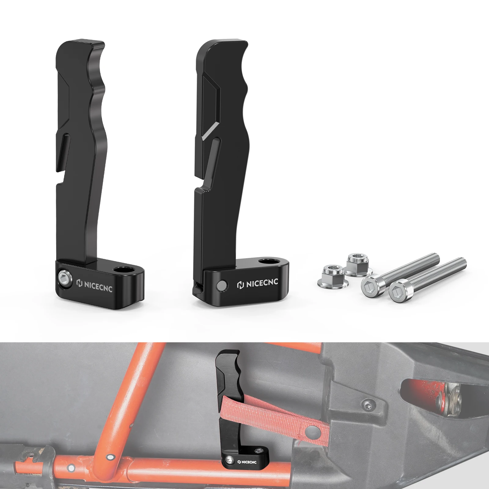 

For Can Am UTV Door Handle Kit For Can Am Maverick X3 4x4 Turbo DPS Max R RR XMR XRC XRS XDS Aluminum Alloy
