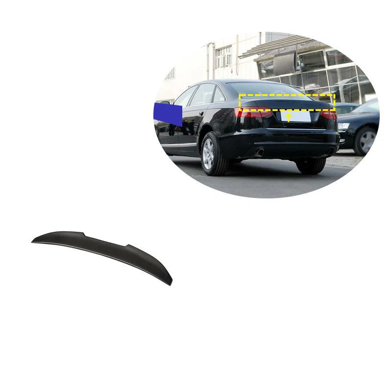 A6 c6 Carbon Fiber Fibre Rear Trunk Spoiler Wing Fit For A6 c6 2008-2011