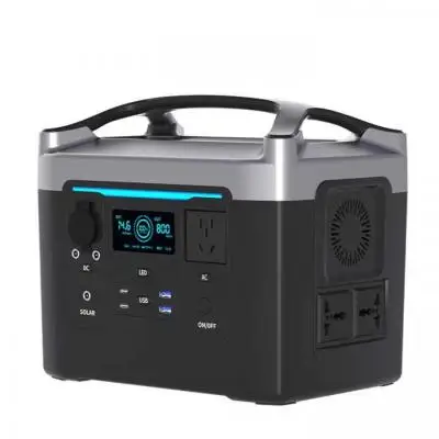 600W Lithium Portable Power Station with Solar Panel Compatibility for Camping and Off-Grid Living