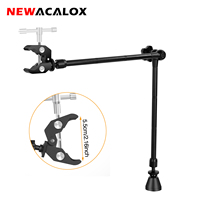 NEWACALOX Soldering Third Hand Tool PCB Fixture Clips Heat Gun Stand Rework Station Tool Helping Hands with Magnetic Base