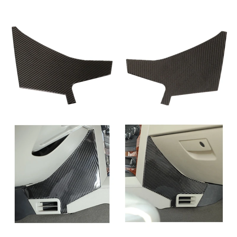 For Jeep Commander 2006-2010 Carbon Fiber Car Center Console Side Air Outlet Vent Panel Cover Trim Parts Accessories