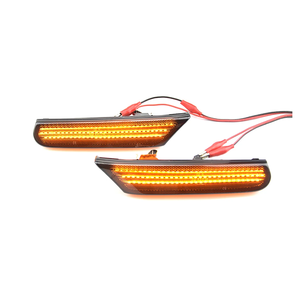 For Porsche 911 996 Boxster 986 GT3 GT2 Carrera 2Pcs Dynamic LED Side Marker Lights Turn Signal Blinker Indicator Lamps Canbus