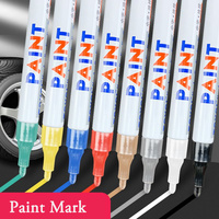 Paint Pen Marking Pen White Waterproof Oil Proof Industry Golden Black Touch-up Paint Automobile Service Special Tire Pen