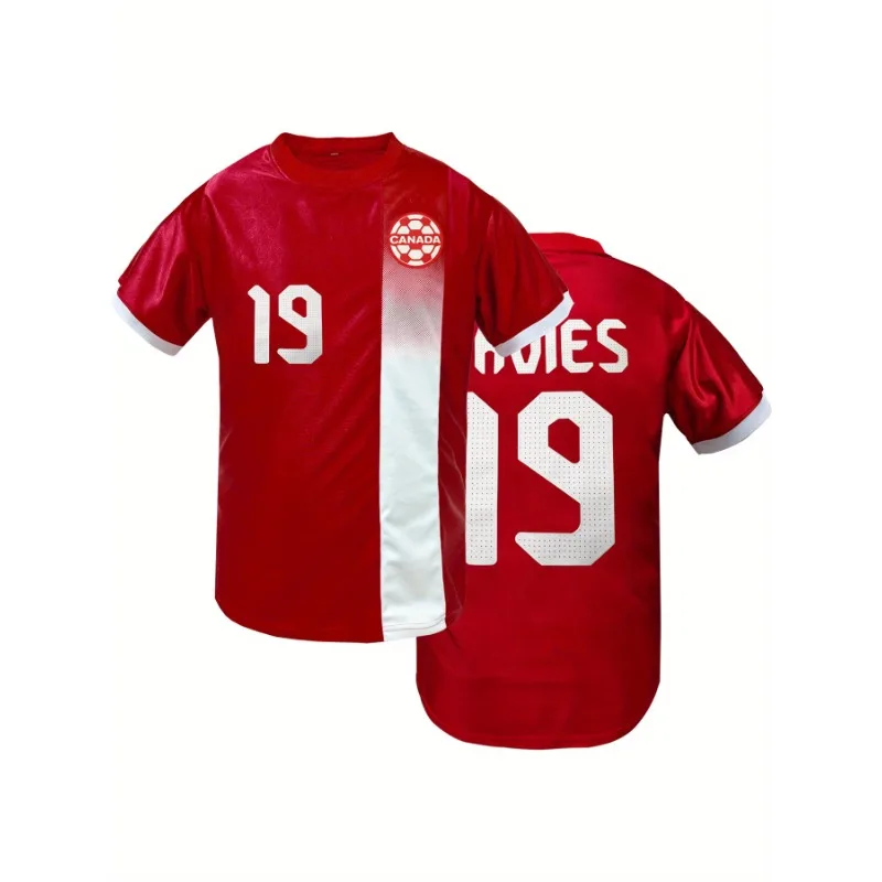 

Men's Brasil Theme Soccer Jersey T-Shirt Breathable Loose Fit Short Sleeve Football T-Shirt for Training Competition & Parties