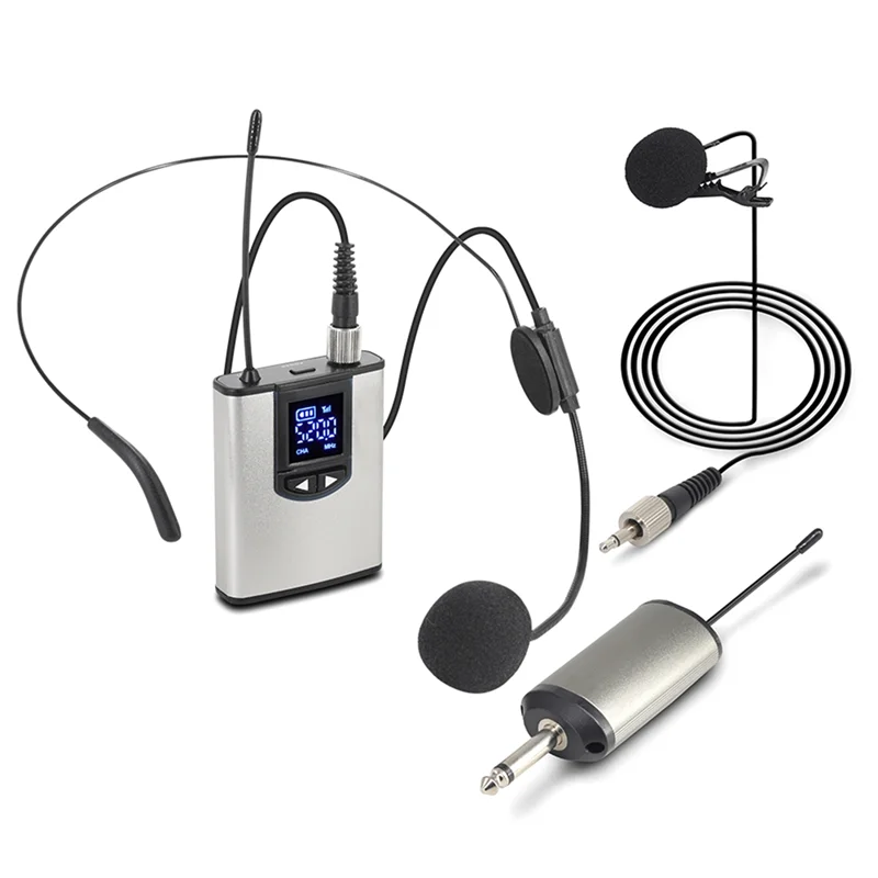 

Беспроводная петличная микрофонная система Superior-UHF с объемным передатчиком для лекций, интервью, видеоблогов и записи в реальном времени