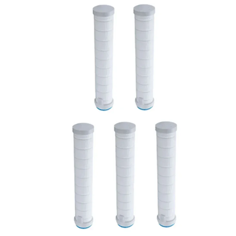 2/5PCS Cotton Filter For Showerheads Easy Installation And Replacement Ensures High Quality Clean Water On Demand