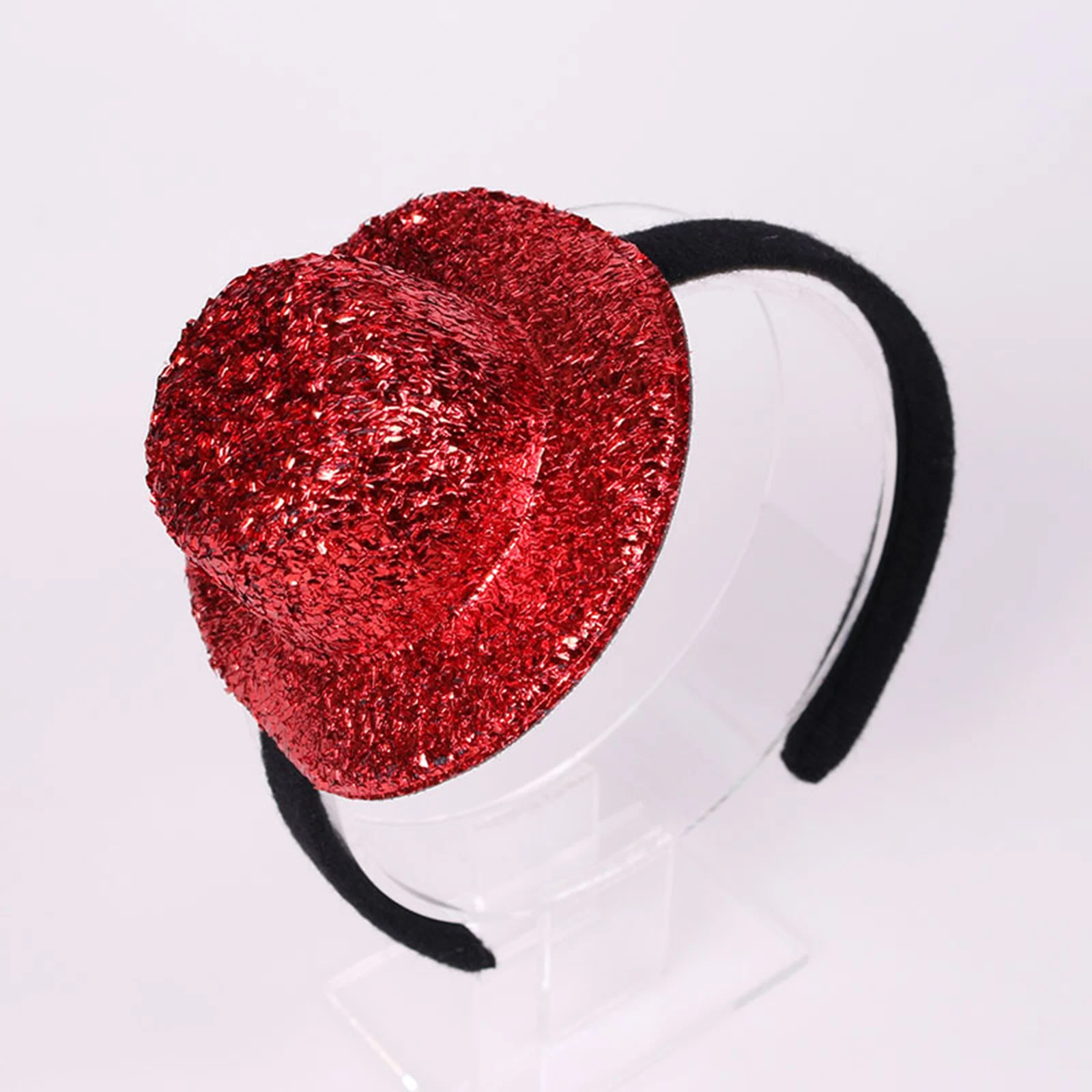 Women Jazz Accessories Girls Fashion Retro Vintage Carnival Sparkly Hat Headband Headwear Costume for Masquerade Themed Party
