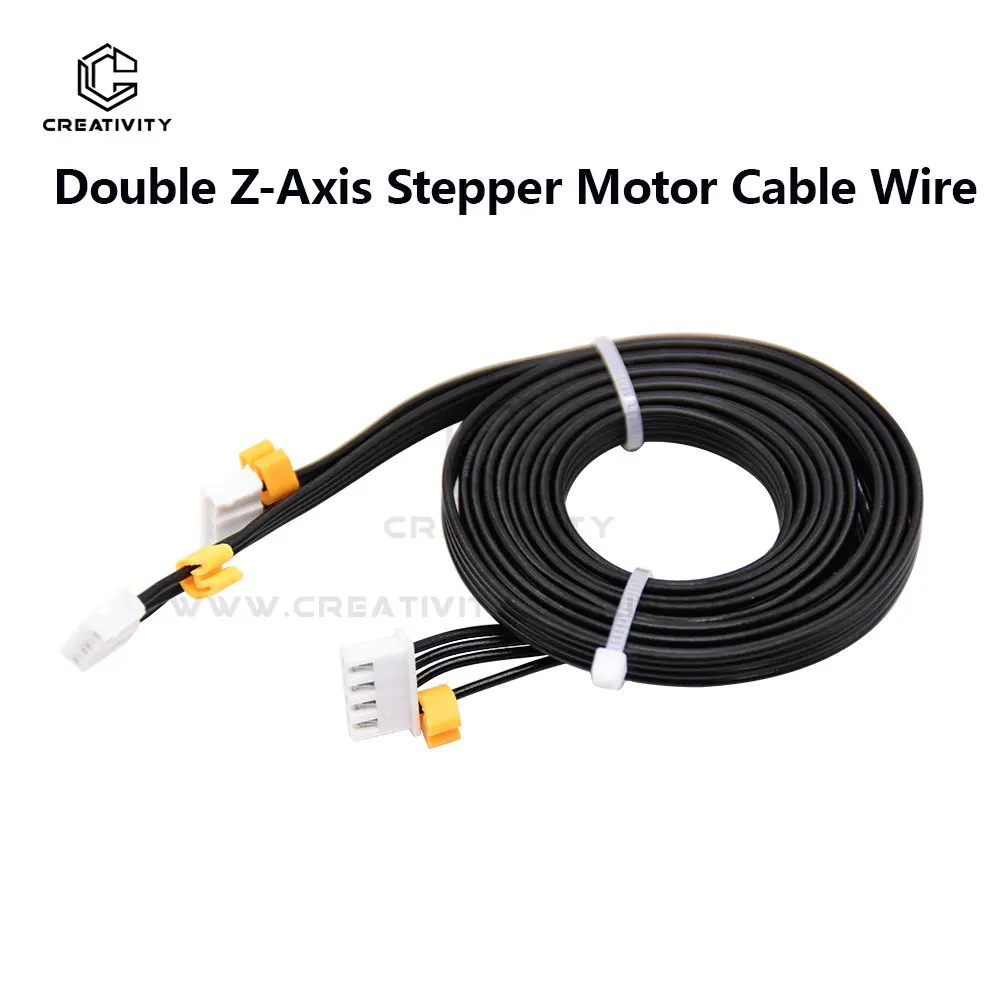 Double Z-Axis Stepper Motor Cable Wire Line 1.5m Length For CR-10 CR10S Ender3 3D Printer Parts