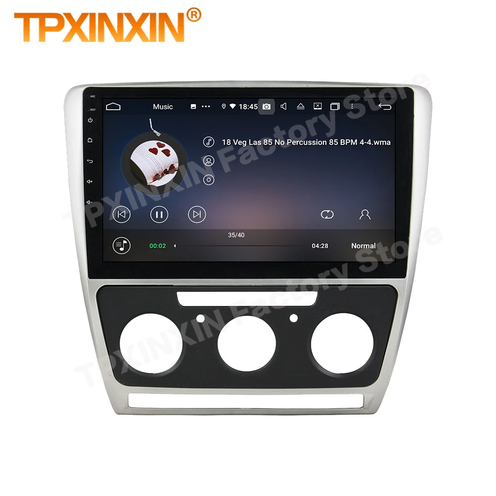 2 Din Android 11 Radio Coche With Bluetooth Carplay For Skoda Octavia MT 2010 2011 2012 2013 2014 GPS Navi Automotive Multimedia