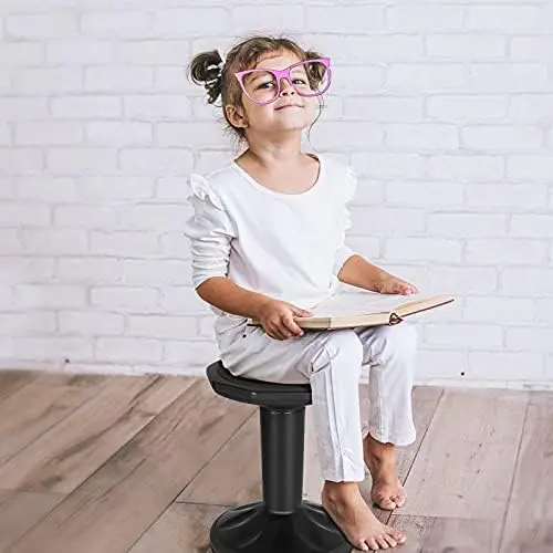 Classroom Wobble Stools para cadeira de equilíbrio sentado, Wiggle Stool com altura ajustável, aprendizado ativo, 23 "Swing