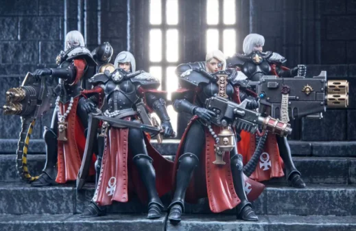

1/18 Scale JOYTOY Warhammer 40K Sisters of Battle 5PCS | Detailed Poseable Figures for Tabletop & Display