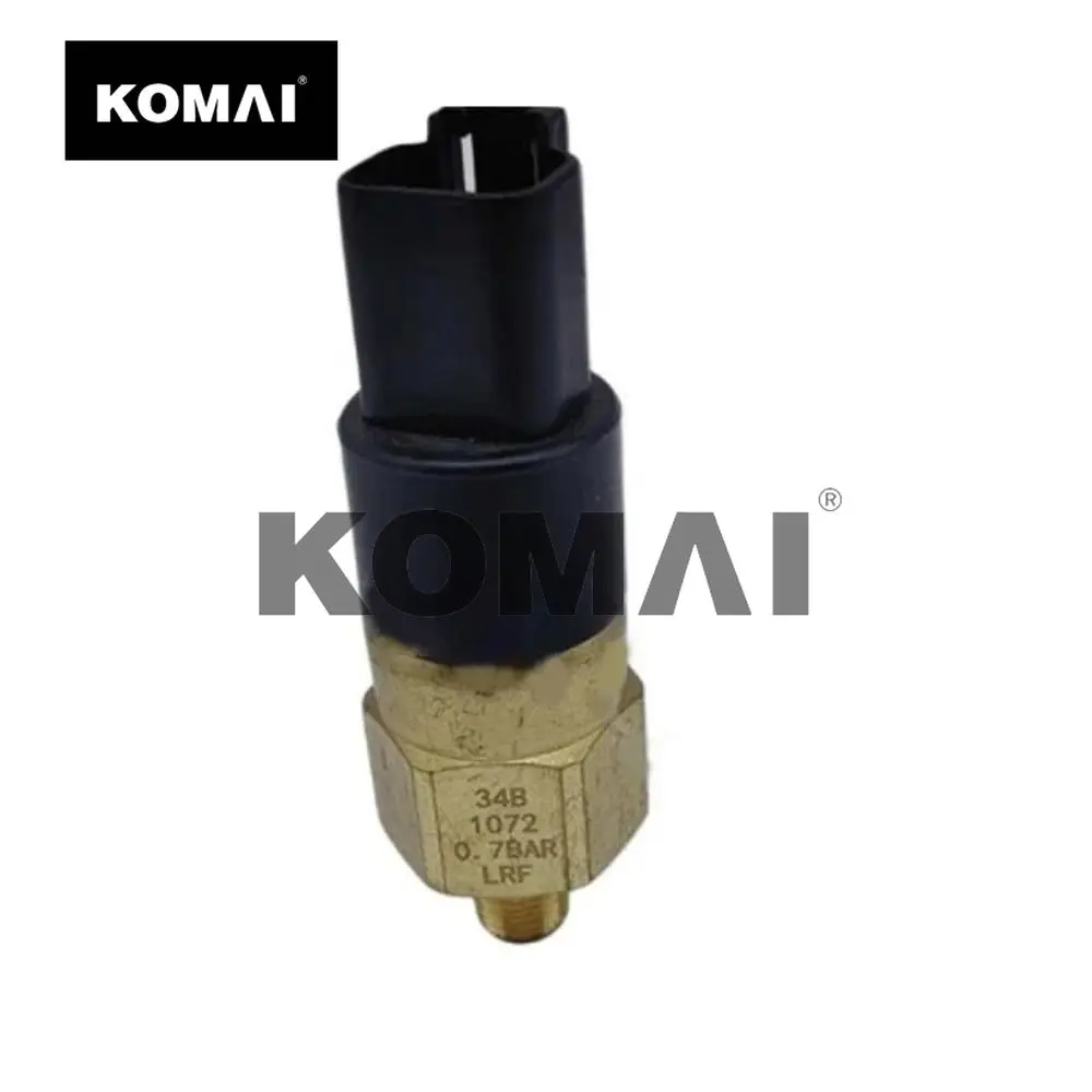 Oil Pressure Sensor, Compatible with LiuGong CLG910E 913E 915E 918E, 34B1072, 0.7bar, Excavator Replacement Part
