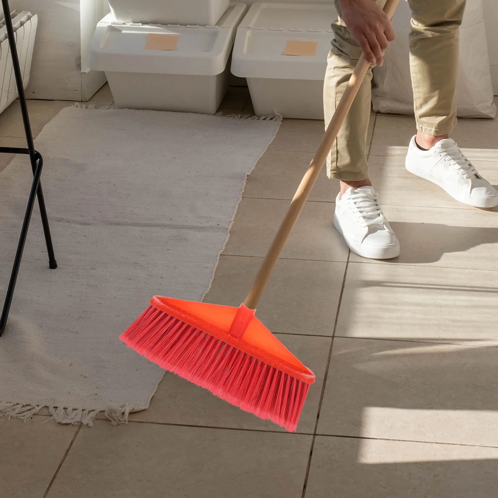 

1pcs Plastic Broom Head Replaceable Sweeper Part For Household Kitchen Bedroom Cleaning Broom Replacement Accessory