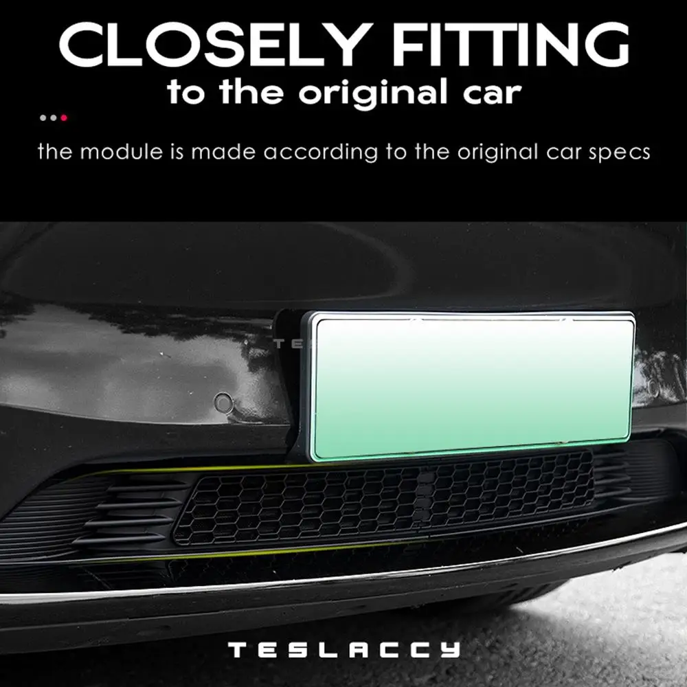 For Tesla Model Y 2024 Car Lower Bumper Anti Insect Net Anti Dust Proof Inner Vent Grille Cover Insect-proof Front Cover Inlet