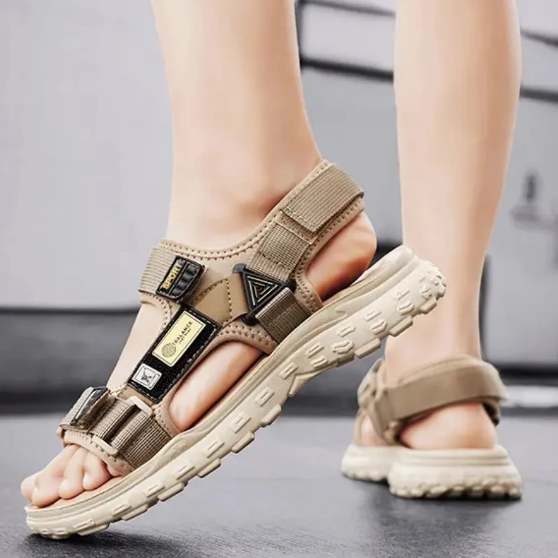 

Men Summer Sports Sandals Non-slip Lightweight Beach Slippers Comfortable Thick Sole Casual Non-slip Walking Shoes