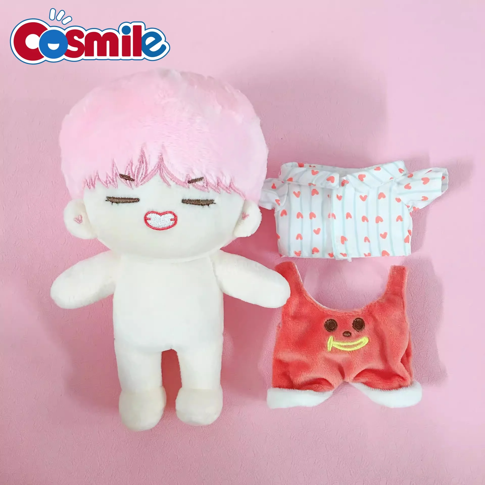 

Cosmile Kpop Star V Pink 20cm Plush Doll Figure Toy Stuffed Body Cute Lovely Limited Cosplay Gift C QC