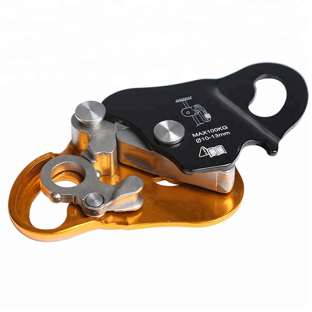 

aluminium climbing rope grab for rescue climbing working at height