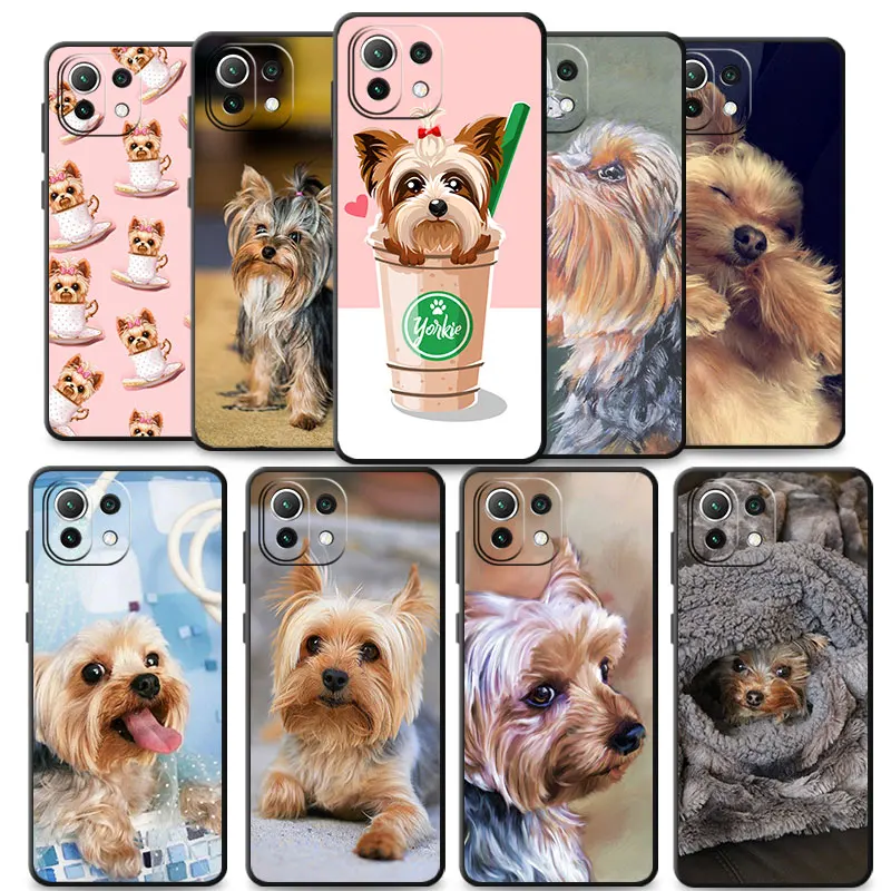 Yorkshire terrier dog Case for Xiaomi Redmi Note 11T 11R 8T 9T 10 Lite 10S 11 Pro 8 7 9 9S 12 11S 11 TPU Soft Cover