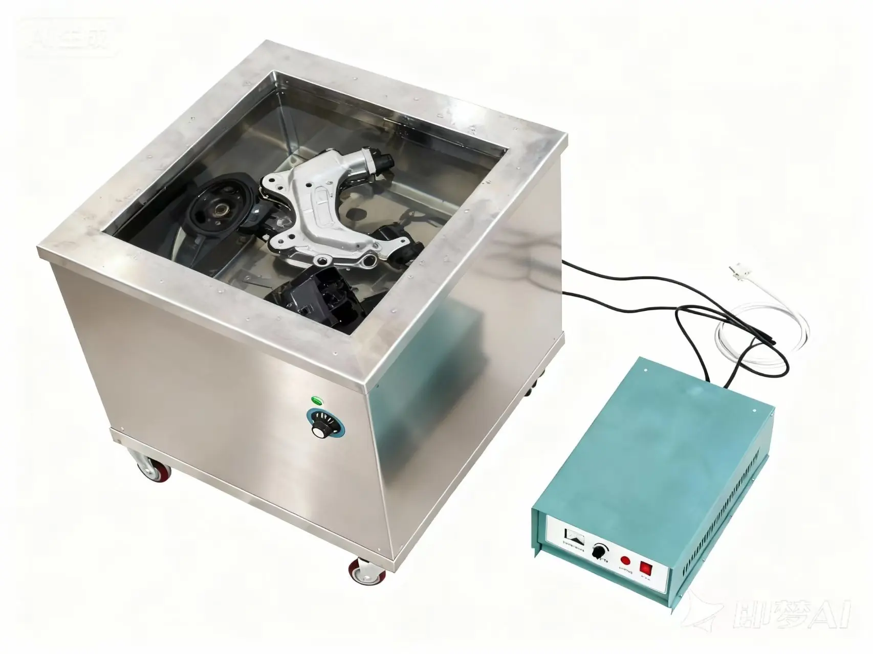 Custom Industrial Ultrasonic Cleaner Machine Single Bath Car Engine DPF Parts Washer Stainless Steel Ultrasonic Cleaning Machine