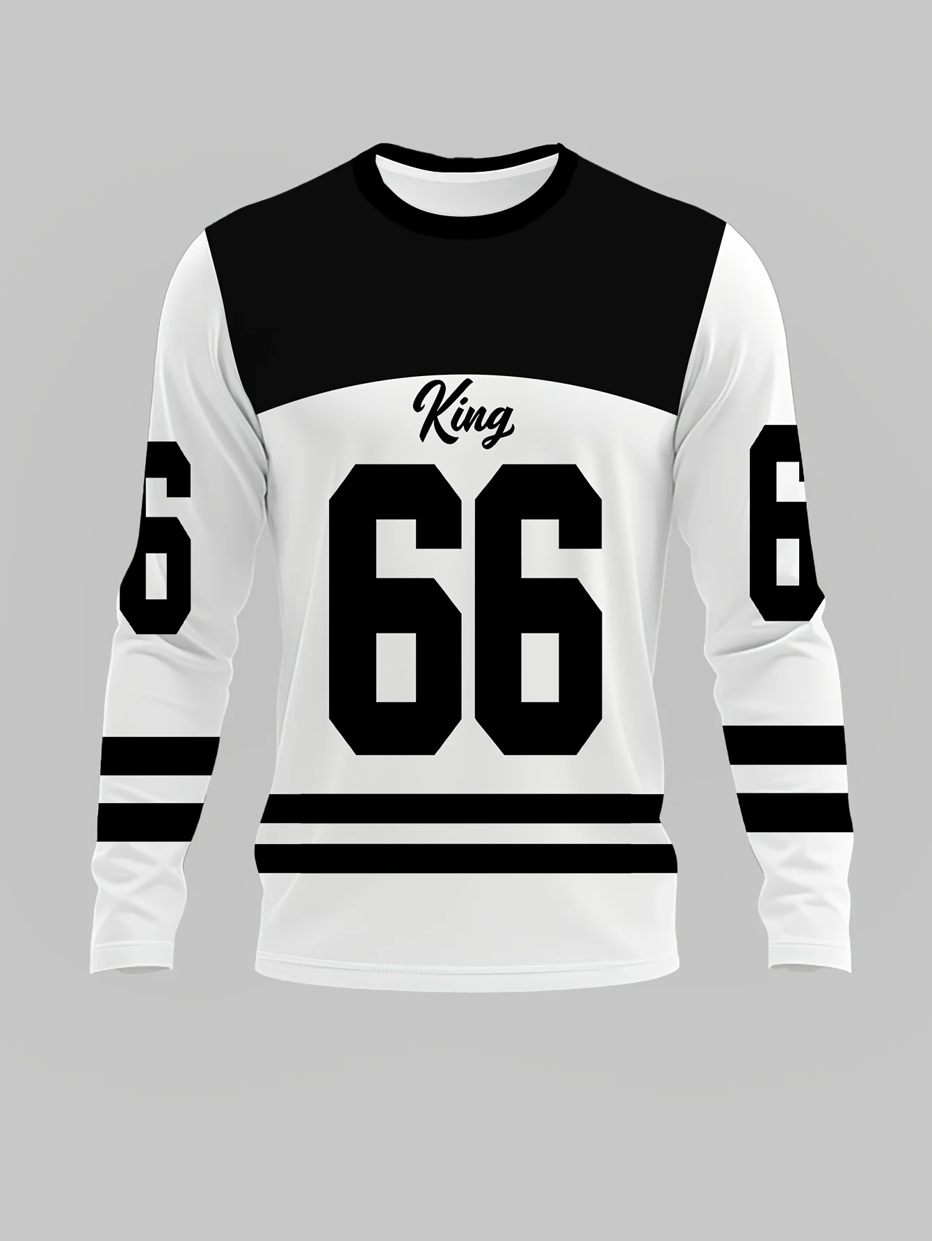 2026 Autumn/Winter Men's Round-neck Hoodie with Digital Print for Casual Sports and Outdoor Wear view 5