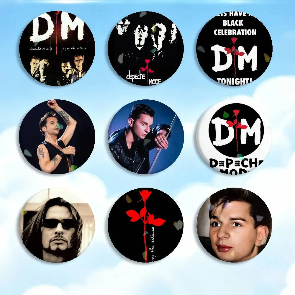 Insignias creativas de estaño de COOL Band D-Depeche Mode Dave Gahan, broches para ropa y mochilas