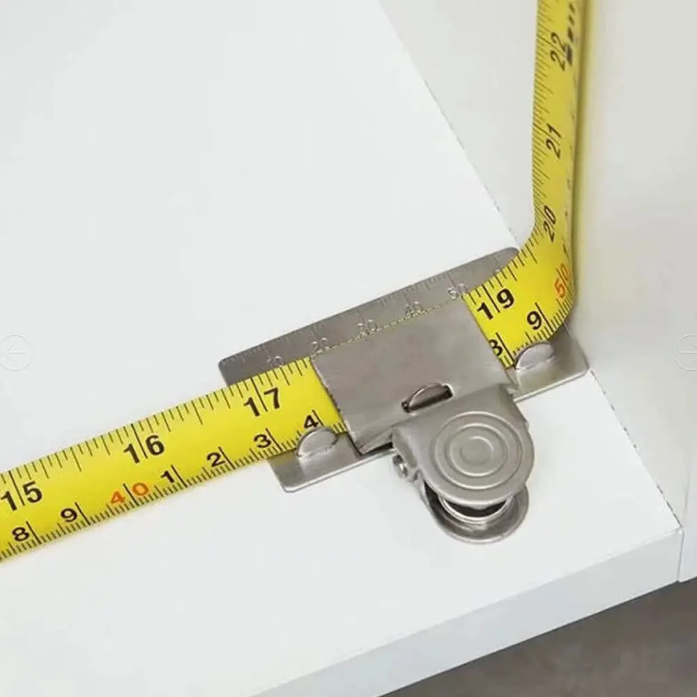 

2pcs Measuring Tape Clip Holder Precise Measure Wood Angle Measurement Fixed Clamp Tool Woodworking Positioning Accessories