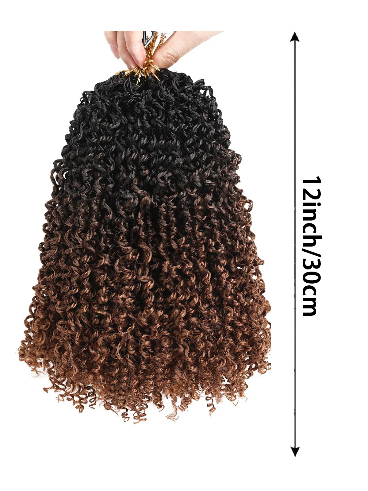 Yanky Twist gehaakte haarextensies |   8" 10" 12" 14" lengtes |   7 stuks/pak |   Synthetisch vlechthaar