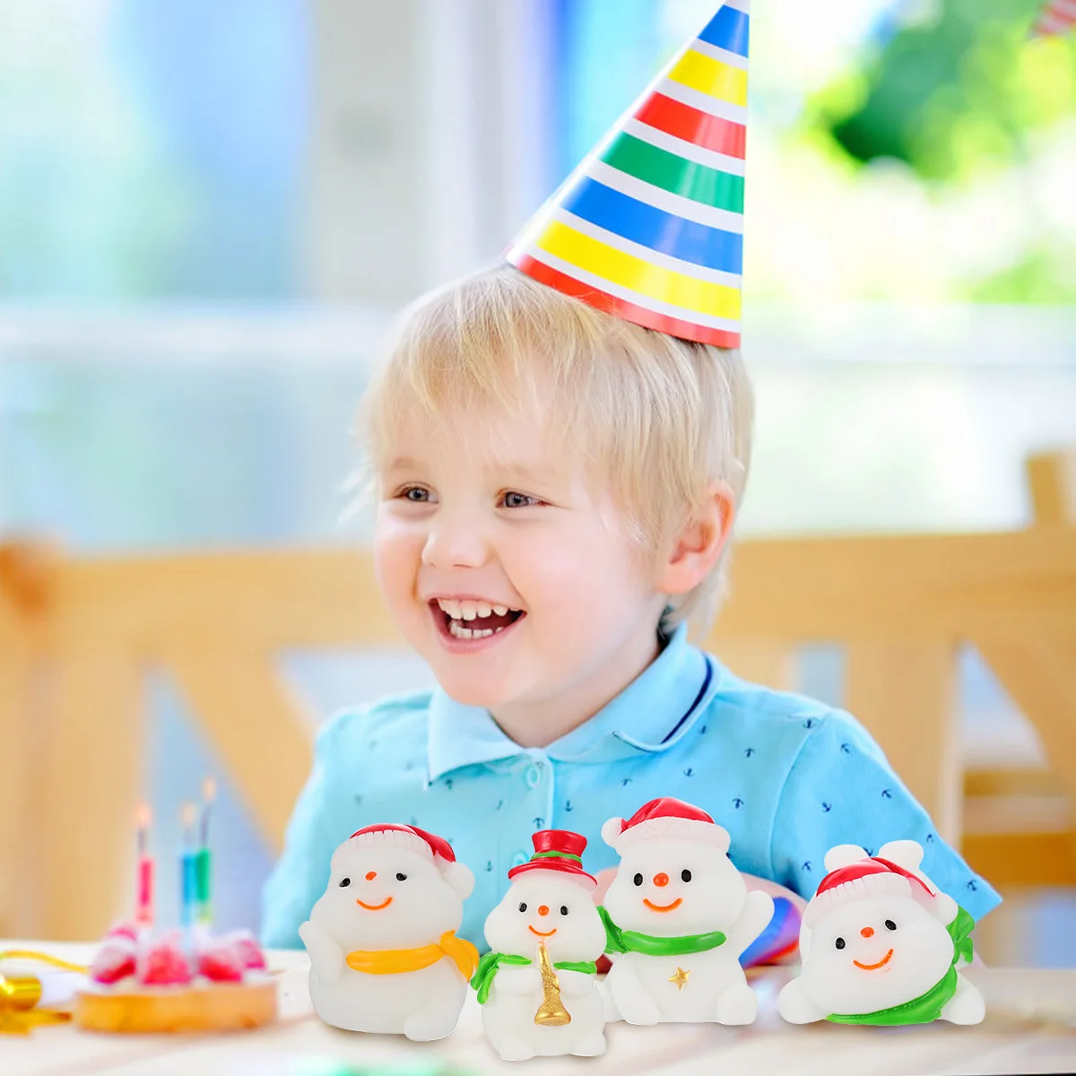 

12 шт. поезд бонсай декоративные украшения рождественские украшения мини-украшения из смолы миниатюрные фигурки