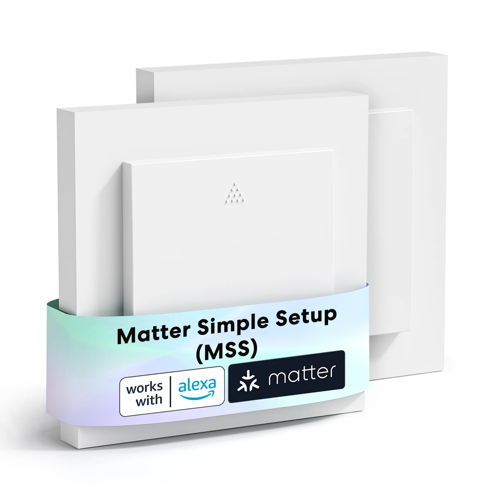 Interrupteur intelligent pour volet roulant Meross Matter WIFI MRS105 (câble neutre requis) compatible avec HomeKit, Alexa, Google