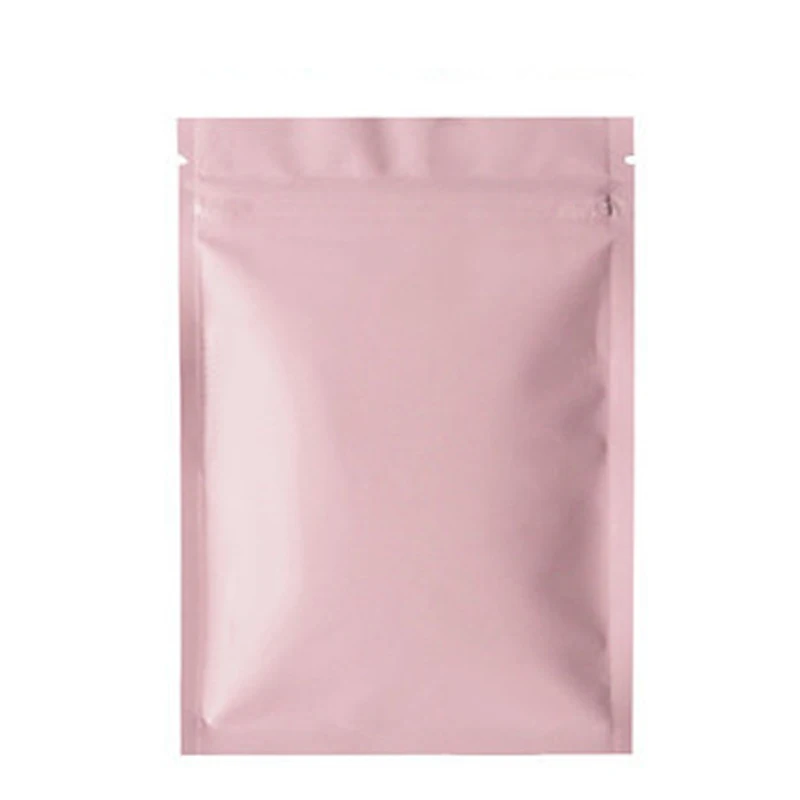 Wiederverschließbare Aluminiumfolie, flach, glänzend, matt, Hermetik-Verpackungsbeutel, Süßigkeiten, Schmuck, Kaffee, Heißsiegelbeutel mit Reißverschluss – Detail 15