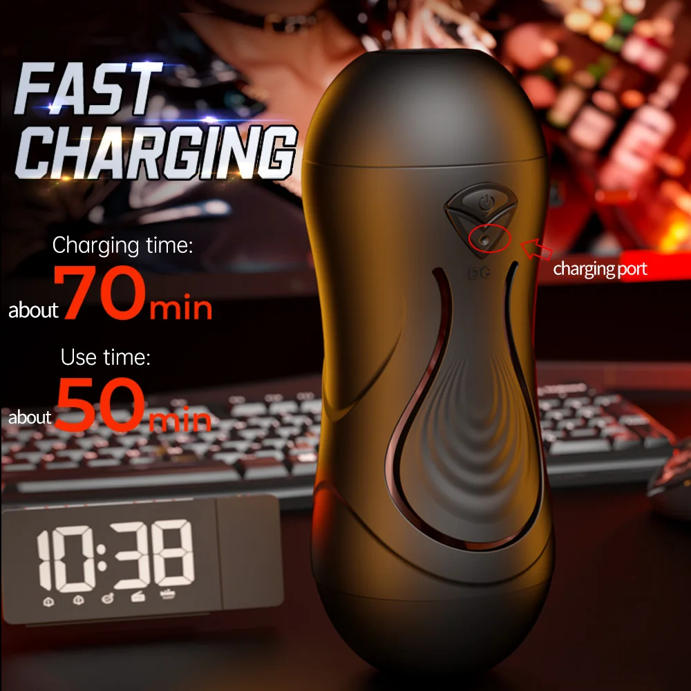 التلقائي ذكر الاستمناء كأس اللسان اختراق المهبل جيب كس APP التحكم لعبة الجنس للرجال الكبار السلع آلة الجنس #5