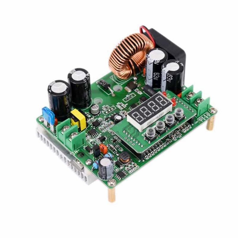 DC Buck Converter, DC To DC Buck Power Module 10V-65V To 0-60V 0-12A Adjustable Voltage Regulator Transformer Board Durable