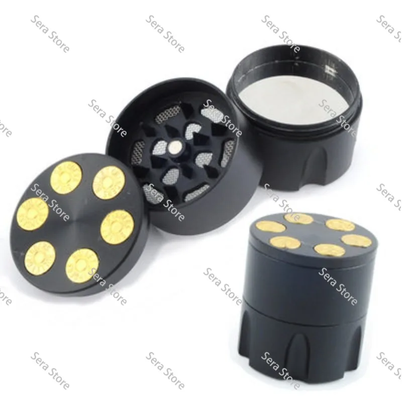 Mini Bullet Design Herb Grinder 30mm 3 Layer Zinc Alloy Tobacco Grinder Smoking Accessory