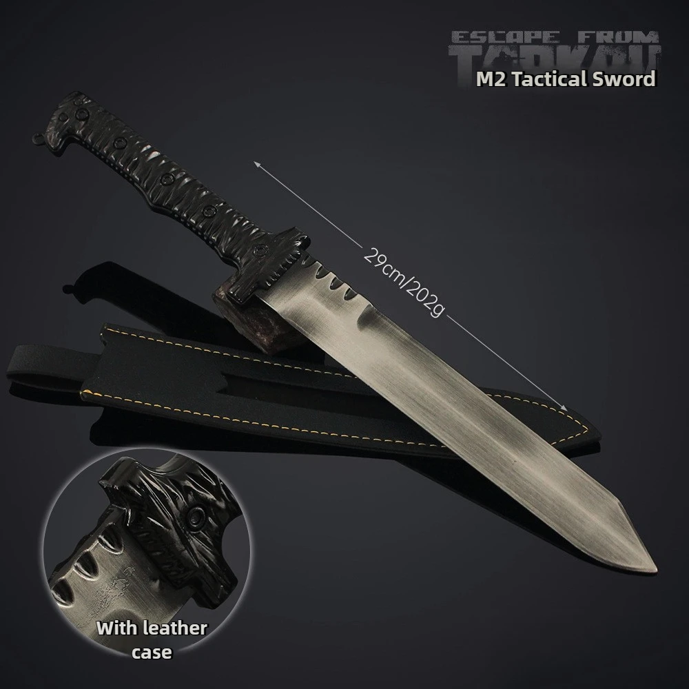 11.42in Escape from Tarkov Peripherals M2 Tactical Sword Game Melee Karambit Toy Sword Physical Model Collectible Ornament Gifts