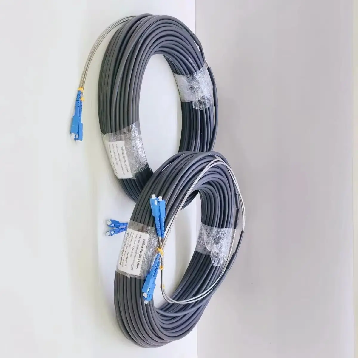 Outdoor CPRI Fiber optic Patchcord 5m 5pcs SM OM3 OM4 OM2 LC SC FC ST 2 cores drop patch cable Singlemode FTTH FTTA jumper