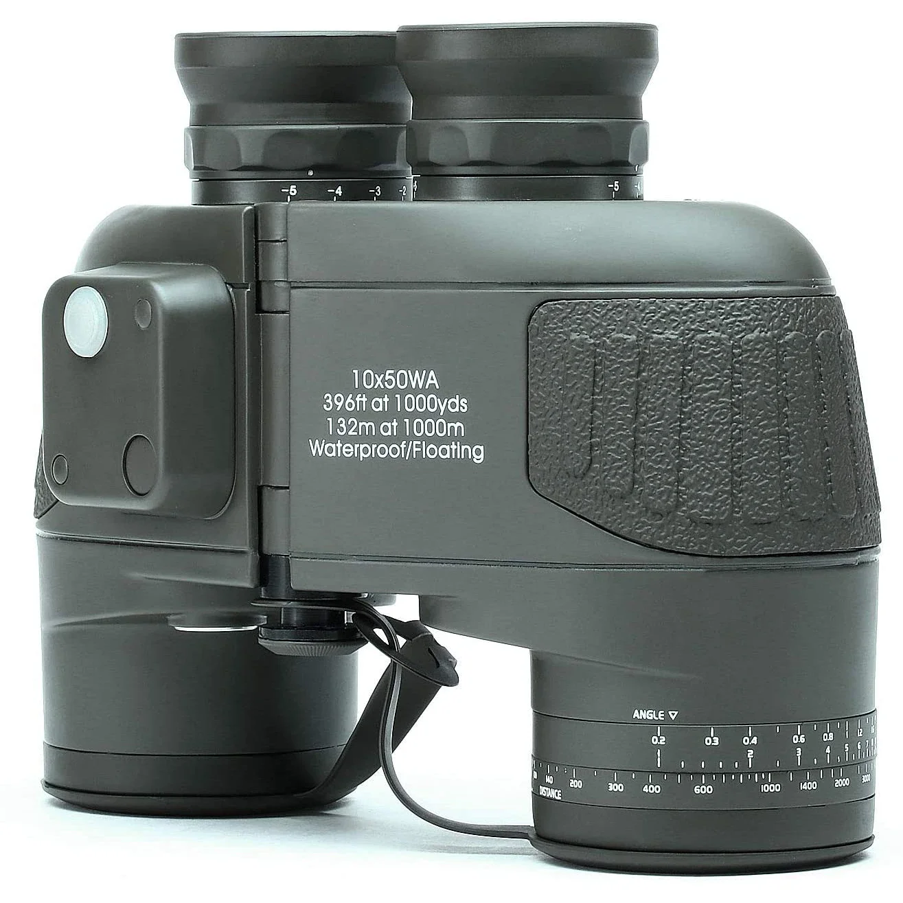 

YYHC-10X50 binoculars Waterproof long range binoculars with rangefinder compass BAK4 prism FMC lens