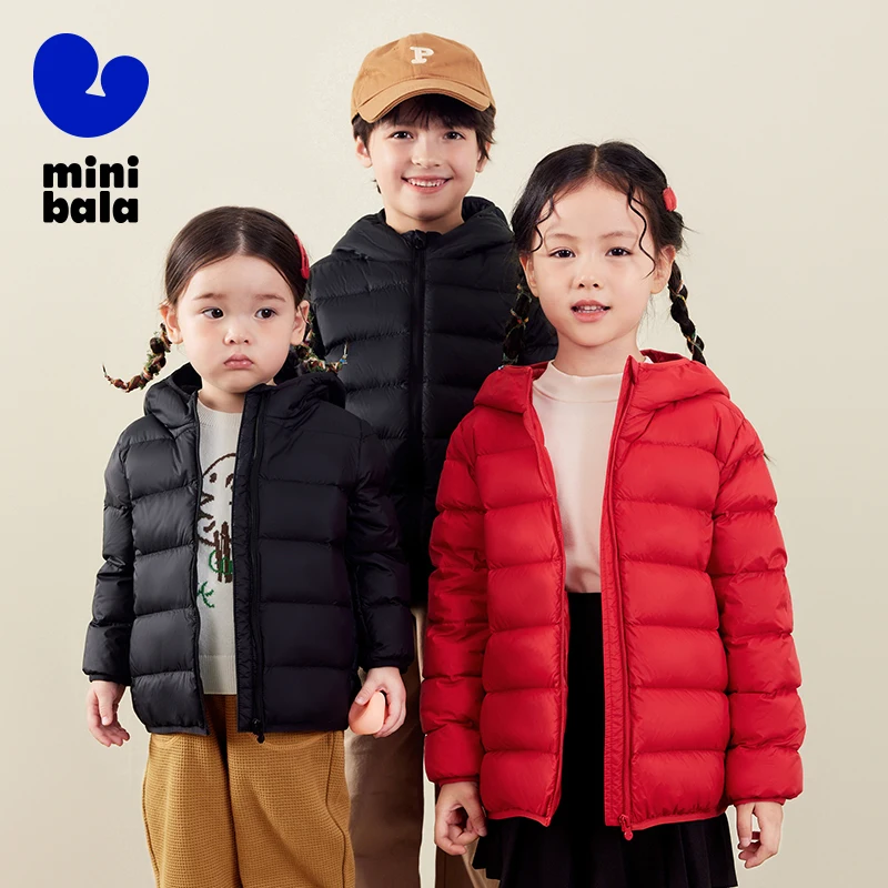 سترة Mini Bala 2025 للأطفال خفيفة الوزن معطف شتوي دافئ، سترة مقاومة للرياح مقاومة للماء للأولاد والبنات سترة ثلج خارجية #1