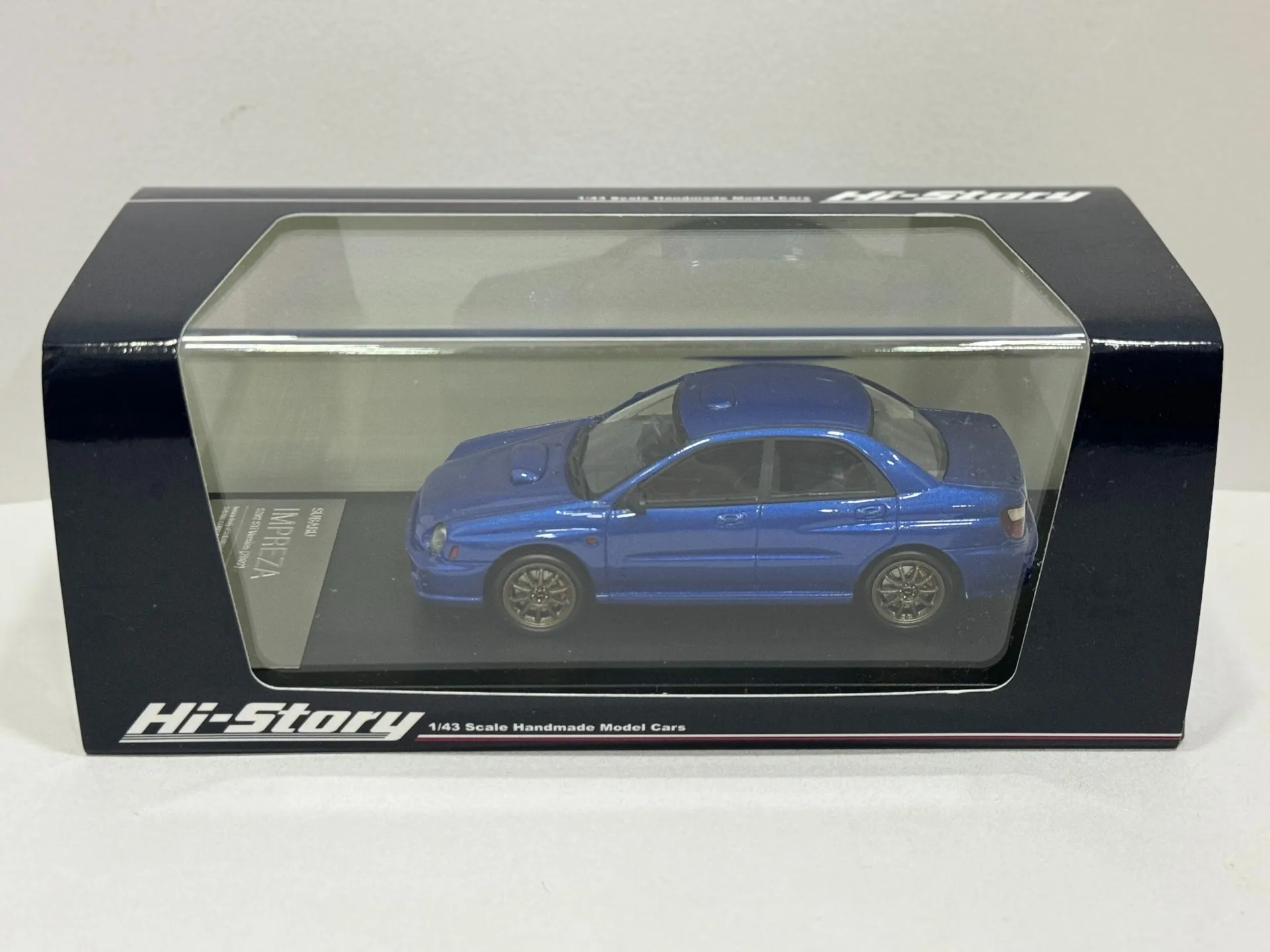 

Missing Tail Wing литье под давлением HI Story масштаб 1/43 Subaru Impreza модель автомобиля из смолы Коллекционная игрушка в подарок сувенир дисплей орнамент