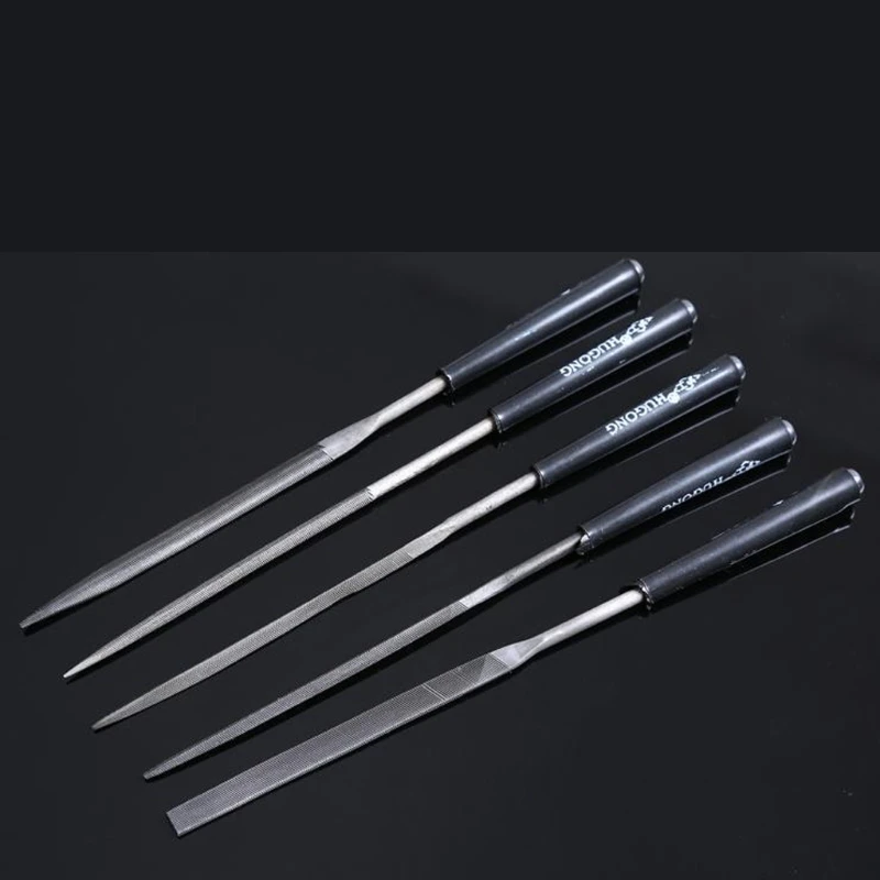 Practical New Needle File Set Sharpening 3*140*5mm Model Polishing