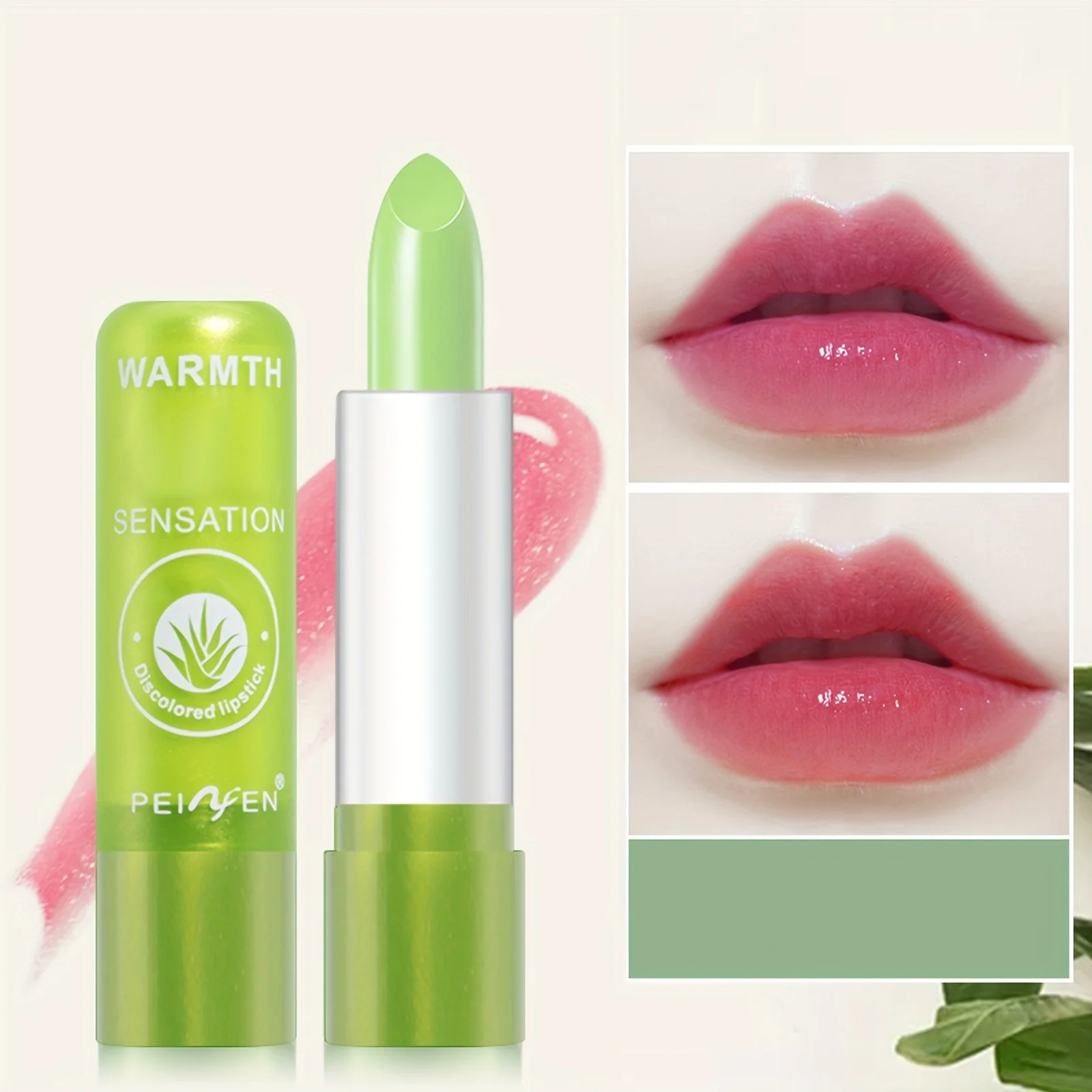 12PCS Aloe Extract Lip Balm, Color-changing Lip Balm,Long-lasting and Moisturizing Lipstick For Valentine\'s Day And FestivalGift