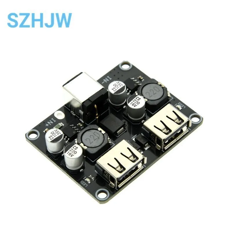 USB QC3.0 QC2.0 DC-DC Buck Converter Charging Step Down Module 6-32V 9V 12V 24V to Fast Quick Charger Circuit Board 3V 5V 12V