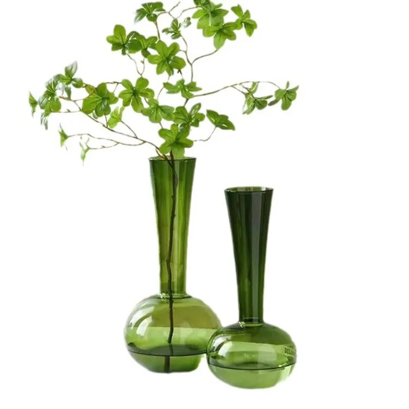 Aesthetic Centerpieces Flower Vase Interior Modern Home Accessories Autumn Bedroom Glass Vases Living Room Kitchen Decoration
