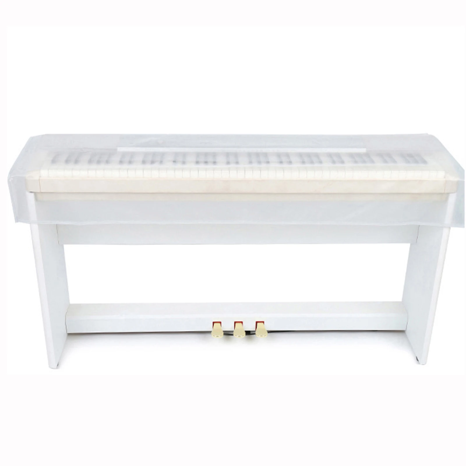 

Чехол для электронного пианино на 61 клавишу, пыле- и водонепроницаемый, из материала PEVA, прозрачный защитный чехол для цифрового пианино