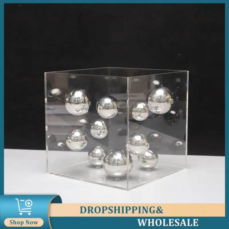 Ornaments Durable Creative Design Charming Everlasting Office Accessories Ball Crafts Hand-made Unique Complicated Metal Ball