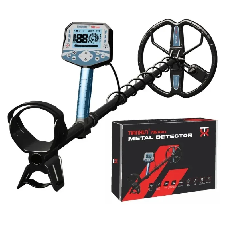 2026 705PRO Underground Metal Detector Lithium Battery Silver And Copper High Precision Outdoor Archaeology Handheld Treasure Hu