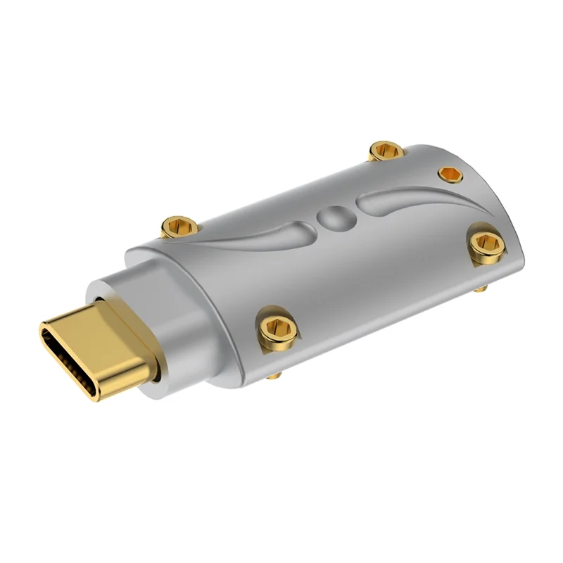 VIBORG Placcato Oro MINI USB Tipo-C Connettore Spina Jack Presa di Coda Porta MN08 MT08 Per Hifi Audio FAI DA TE