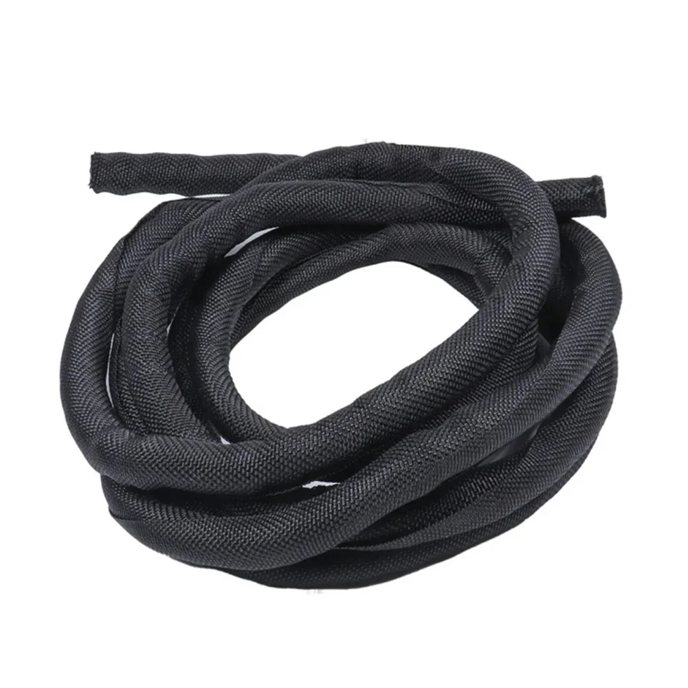 Expandable & Flexible Wire Wrap for HighTemp Automotive Harness 5mm*10m Braided SplitSleeve Neat & Tidy Organization