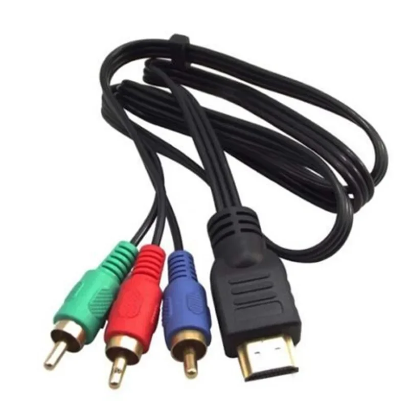 

1 м HDMI-совместимый адаптер AV-скалера HD-видео композитный конвертер HD в RCA AV/CVSB L/R видео 1080P 4K30HZ Поддержка